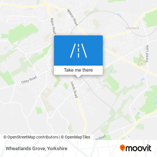 Wheatlands Grove map