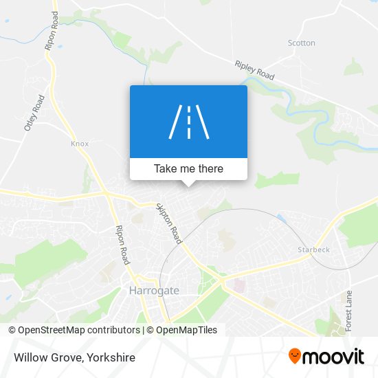 Willow Grove map