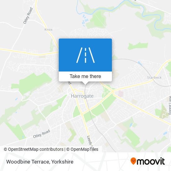 Woodbine Terrace map