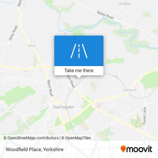 Woodfield Place map