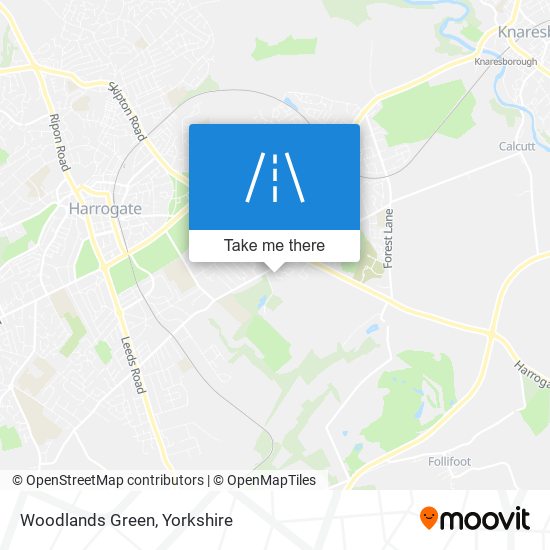 Woodlands Green map