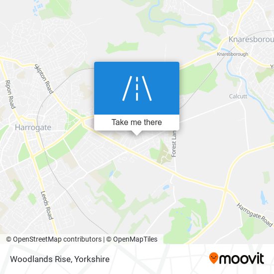 Woodlands Rise map