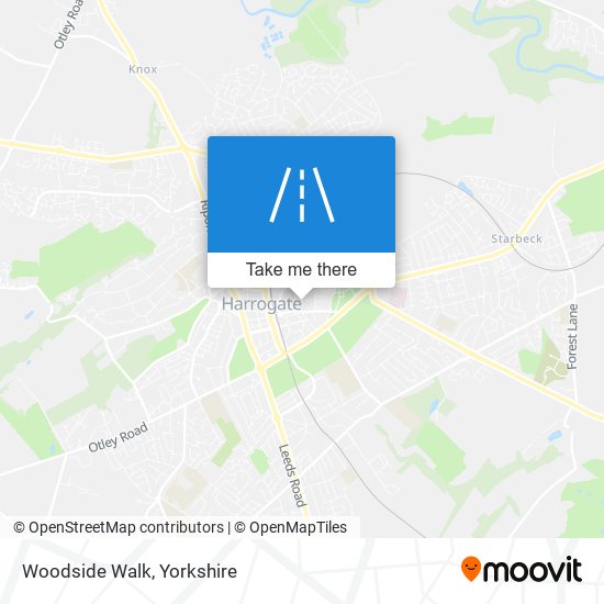 Woodside Walk map
