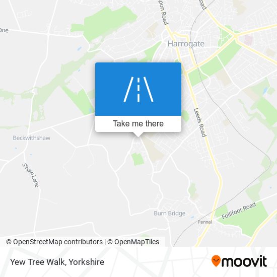 Yew Tree Walk map