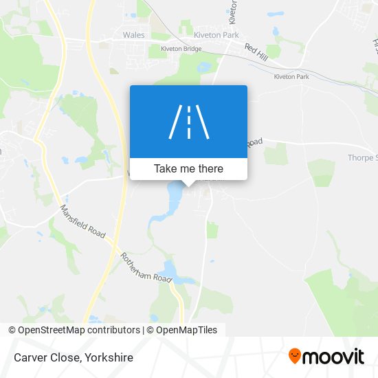 Carver Close map