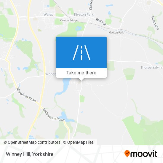 Winney Hill map