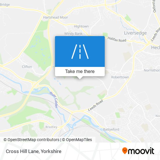 Cross Hill Lane map