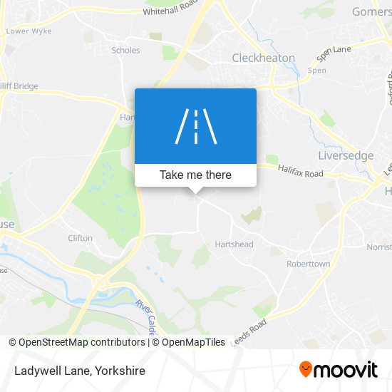 Ladywell Lane map