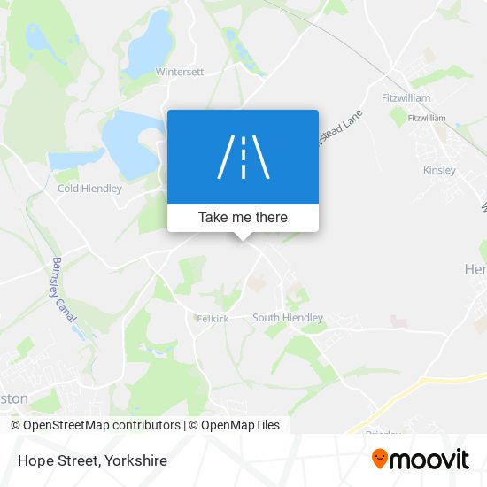 Hope Street map