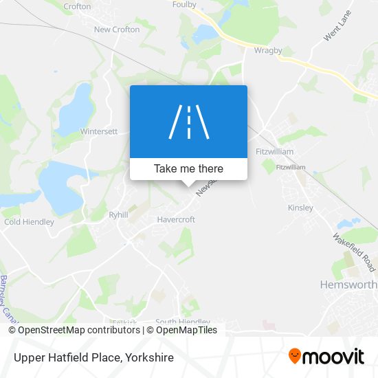 Upper Hatfield Place map