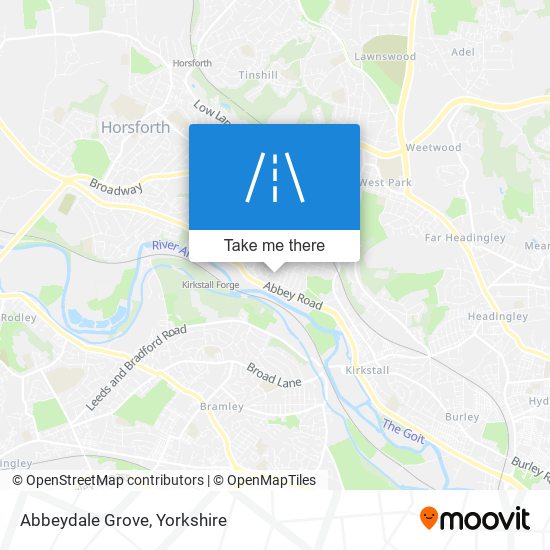 Abbeydale Grove map