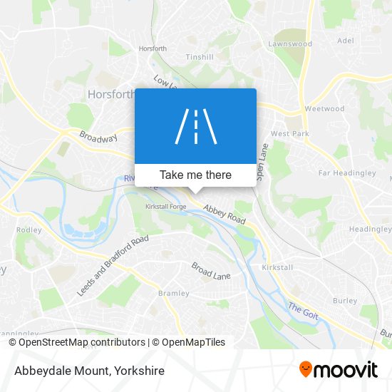 Abbeydale Mount map