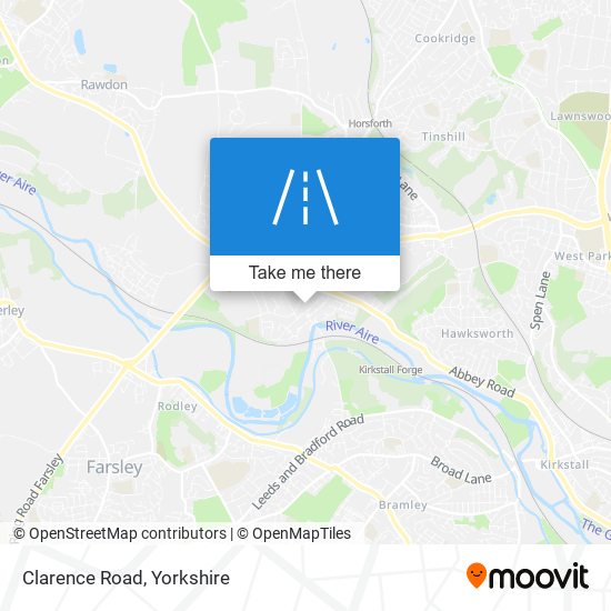 Clarence Road map