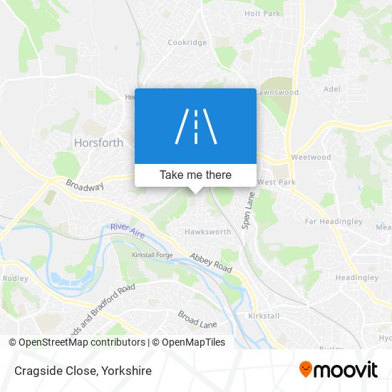 Cragside Close map