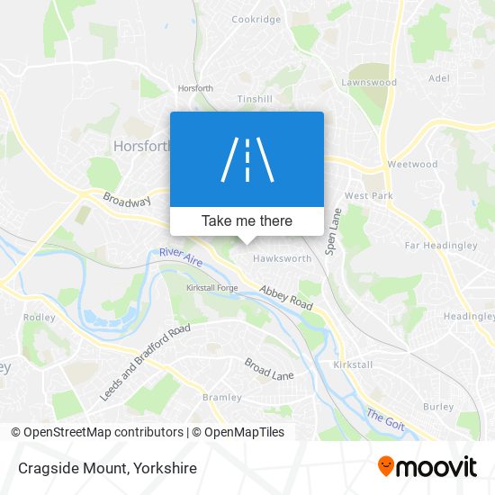 Cragside Mount map