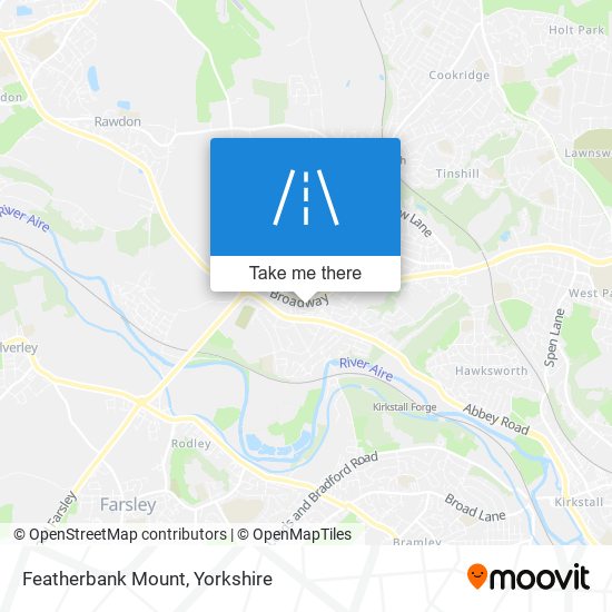 Featherbank Mount map