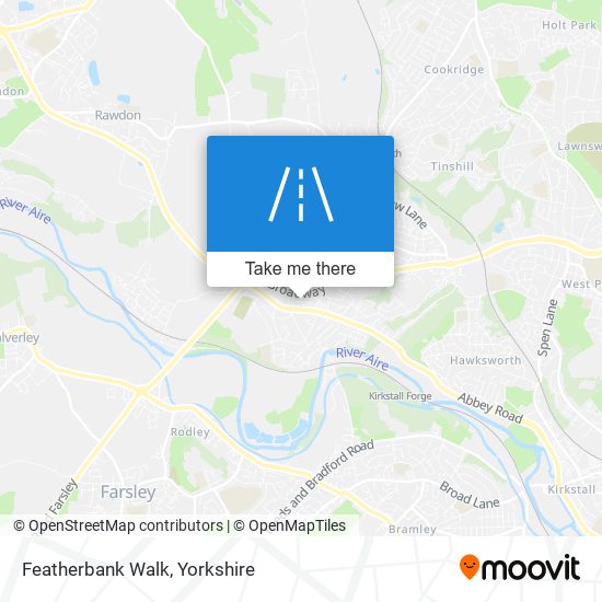 Featherbank Walk map
