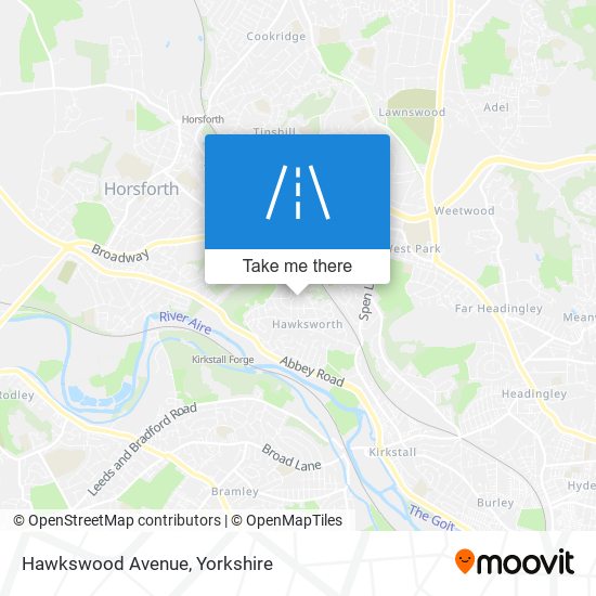 Hawkswood Avenue map