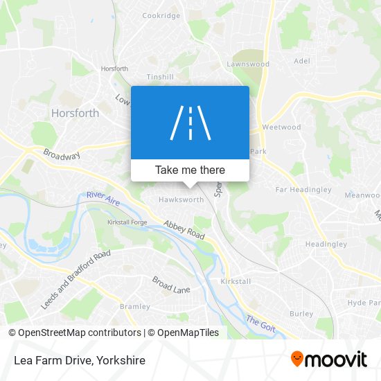 Lea Farm Drive map
