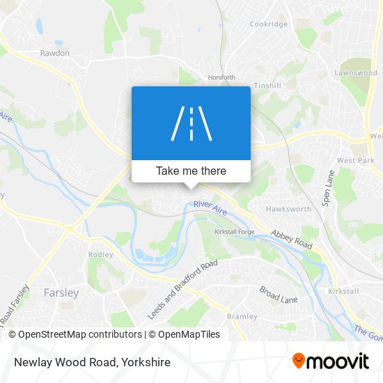Newlay Wood Road map