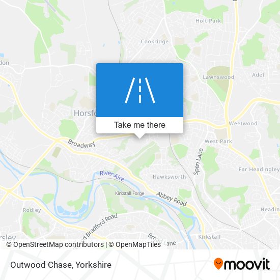 Outwood Chase map