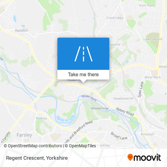 Regent Crescent map