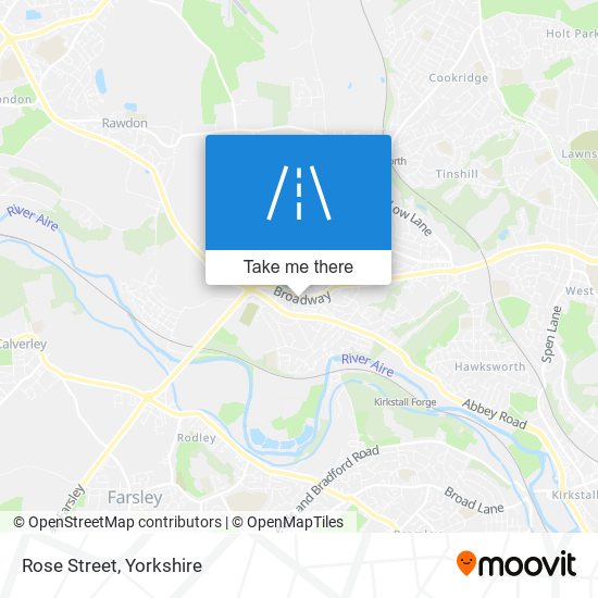 Rose Street map