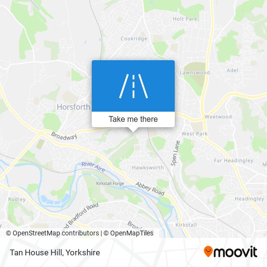 Tan House Hill map