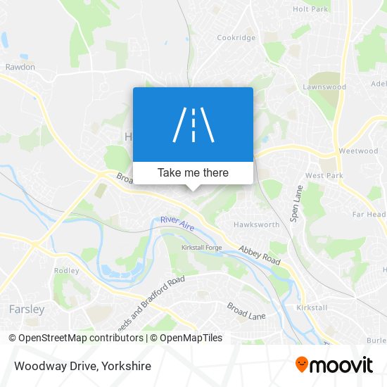Woodway Drive map