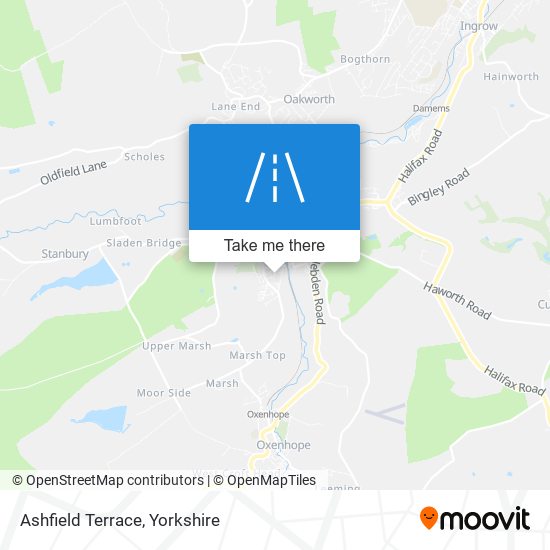 Ashfield Terrace map
