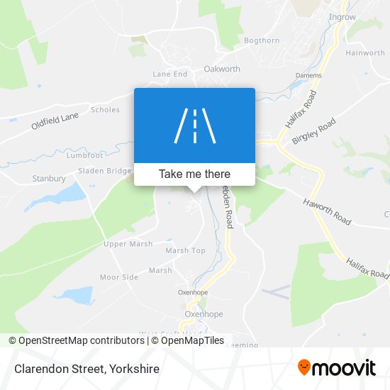 Clarendon Street map