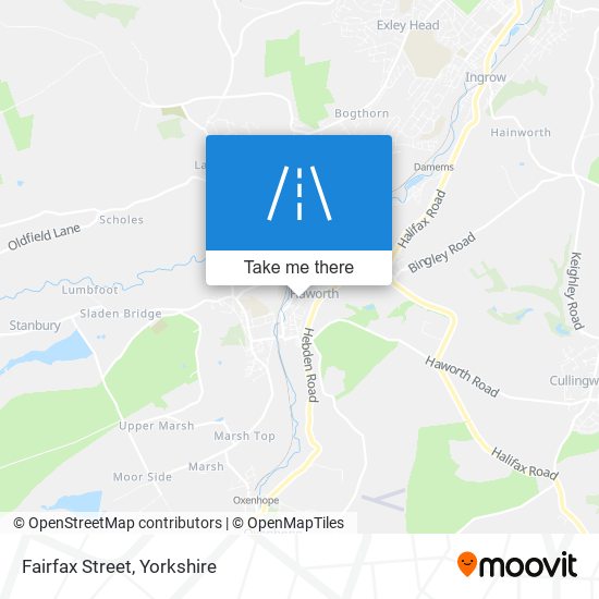 Fairfax Street map