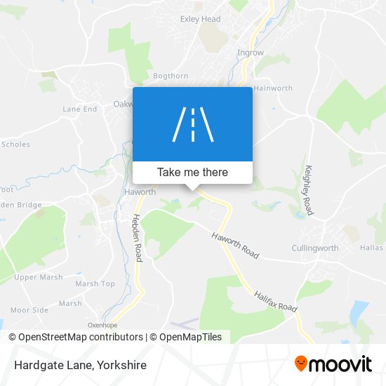 Hardgate Lane map