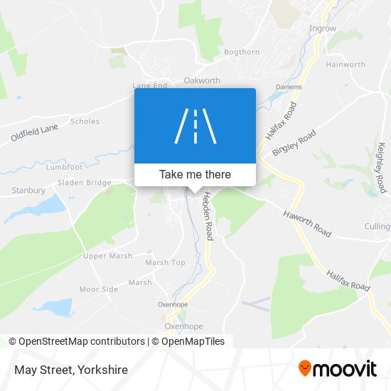 May Street map