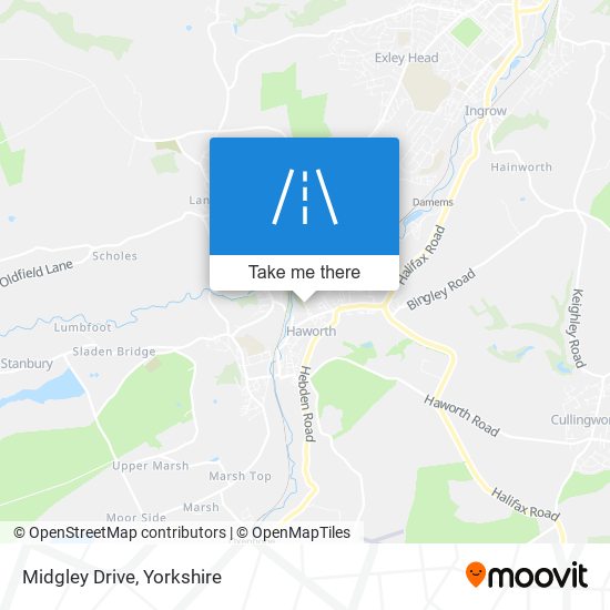 Midgley Drive map