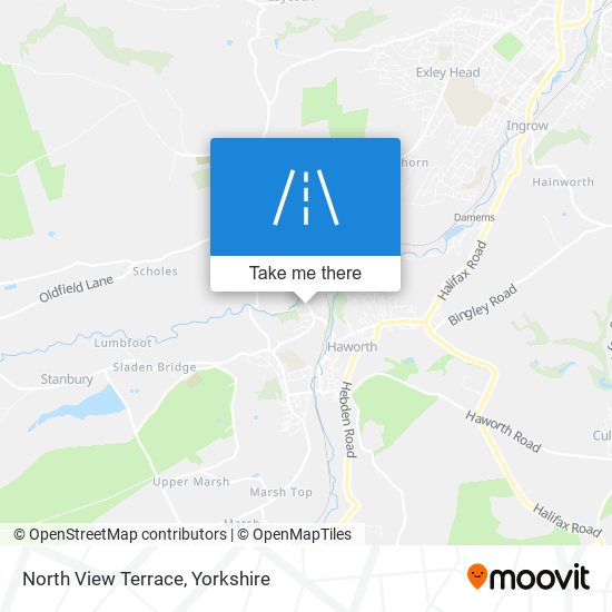 North View Terrace map