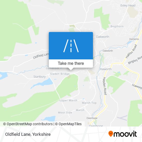 Oldfield Lane map
