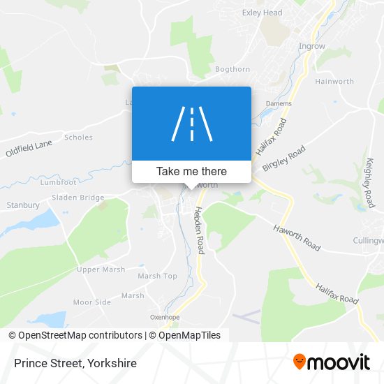 Prince Street map