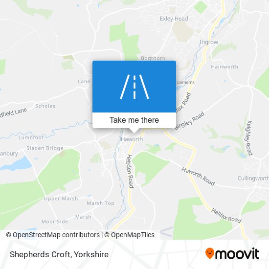 Shepherds Croft map