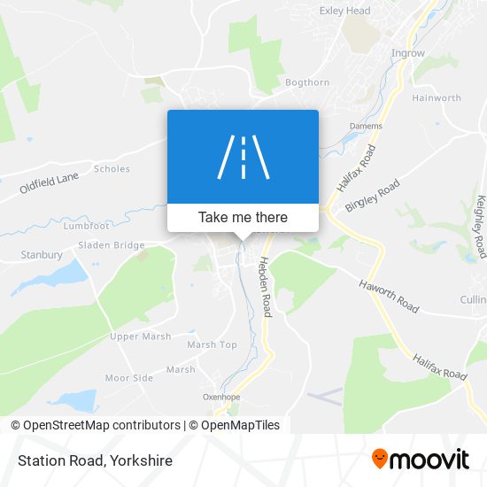 Station Road map