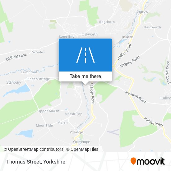 Thomas Street map