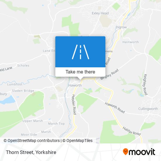 Thorn Street map