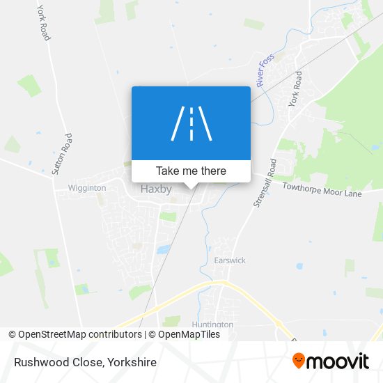 Rushwood Close map