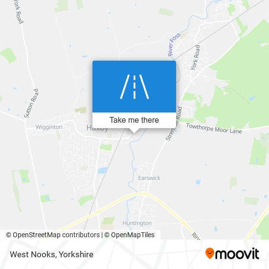 West Nooks map