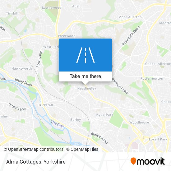 Alma Cottages map