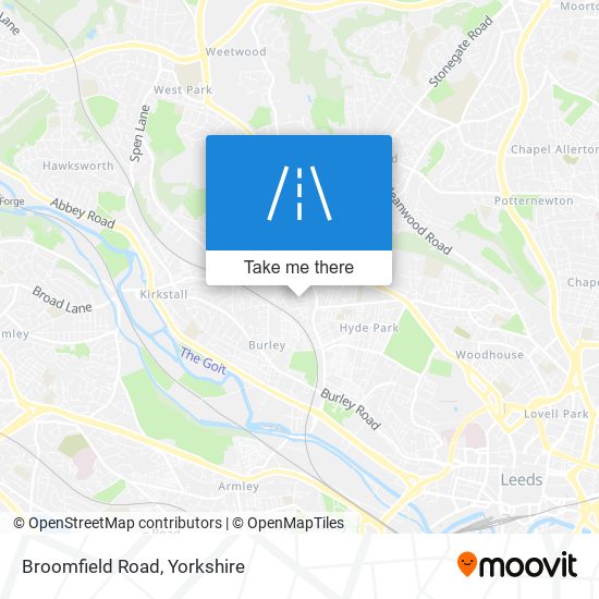Broomfield Road map