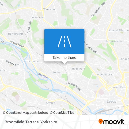 Broomfield Terrace map