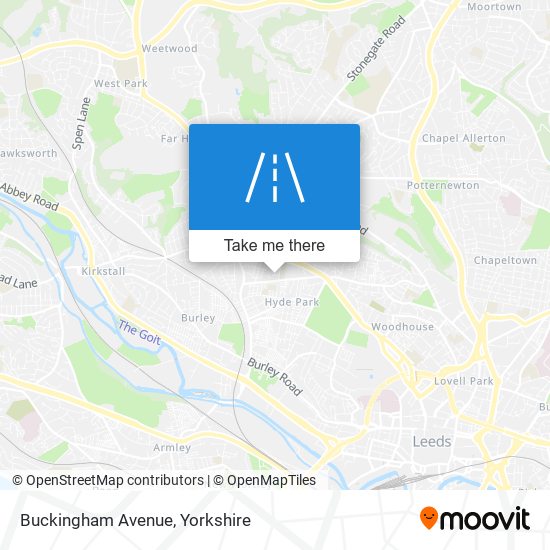 Buckingham Avenue map