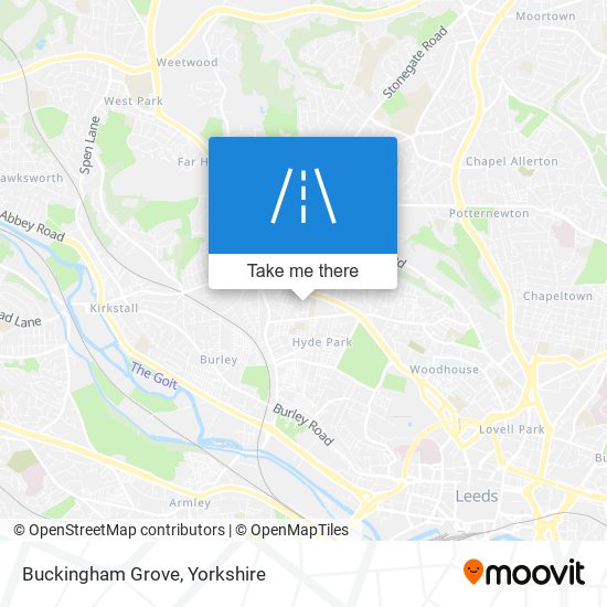 Buckingham Grove map