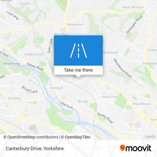 Canterbury Drive map